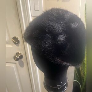 Black Real Mink Fur Great Condition